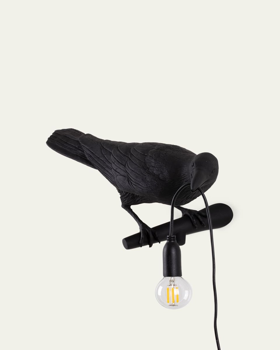 Bird Looking Right LED Lamp